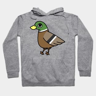 cute mallard duck cartoon graphic Hoodie